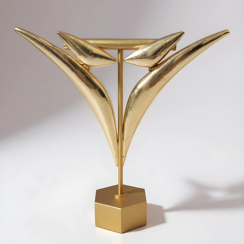 Modern Gold Earrings