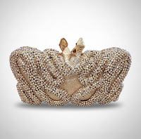 Gold Iridescent Snake Clutch