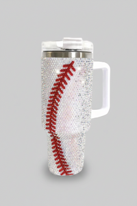 Baseball Crystal Tumbler, 40 oz