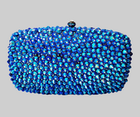 Blue Crystal Clutch
