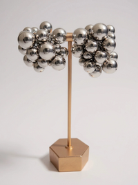 Silver Ball Earrings