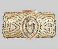 Gold Jeweled Clutch