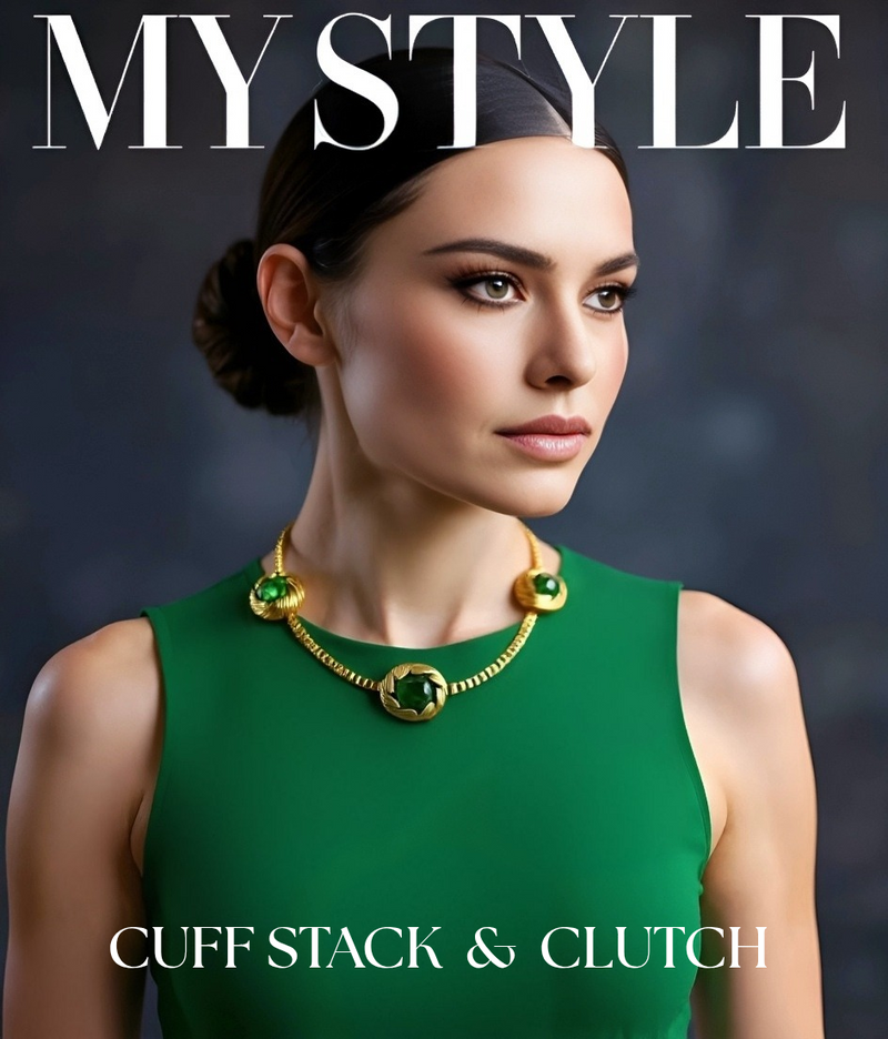 Green and Gold Necklace