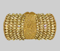 Gold Crystal Clutch
