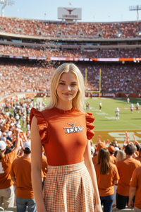 University of Texas Orange Top and Skirt