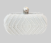White Pearl Clutch