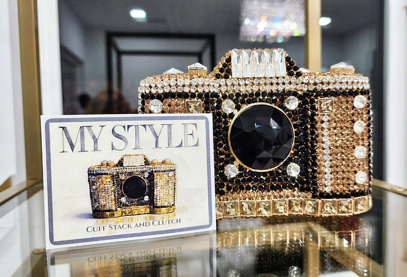 Crystal Camera Clutch