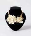 Gold and Ivory Floral Necklace