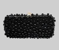 Black Bubble Clutch