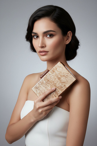 Brown Resin Clutch