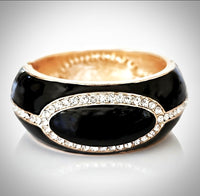Black Diamond Resin Bracelet