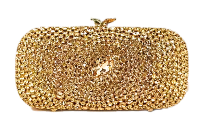 Gold Crystal Clutch