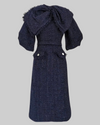 Navy Tweed Dress
