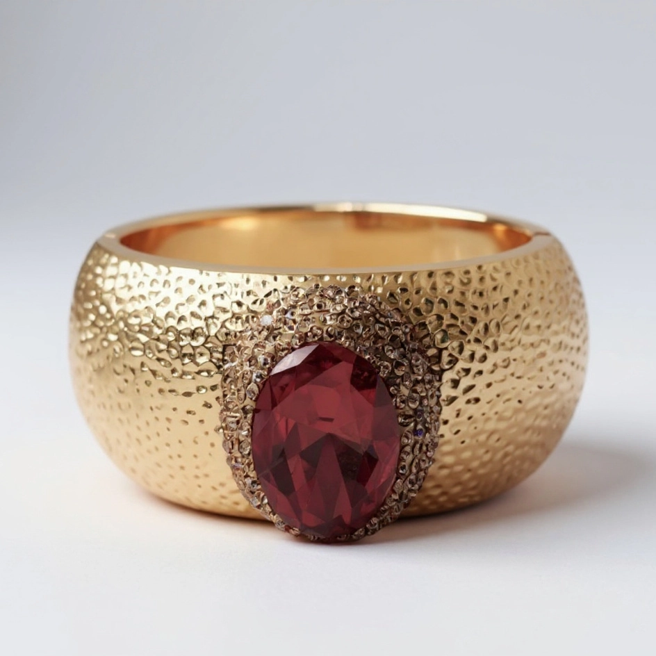 Gold Zultanite Crystal Bangle